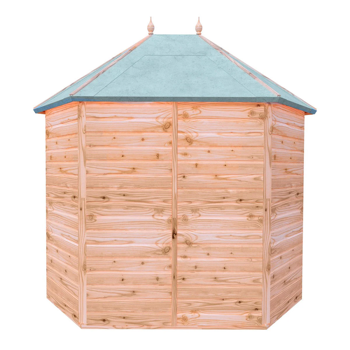 Shire Windermere 6' 10" x 9' 4" Hexagonal Hip Summerhouse - Premium Dip Treated Shiplap - Image 7