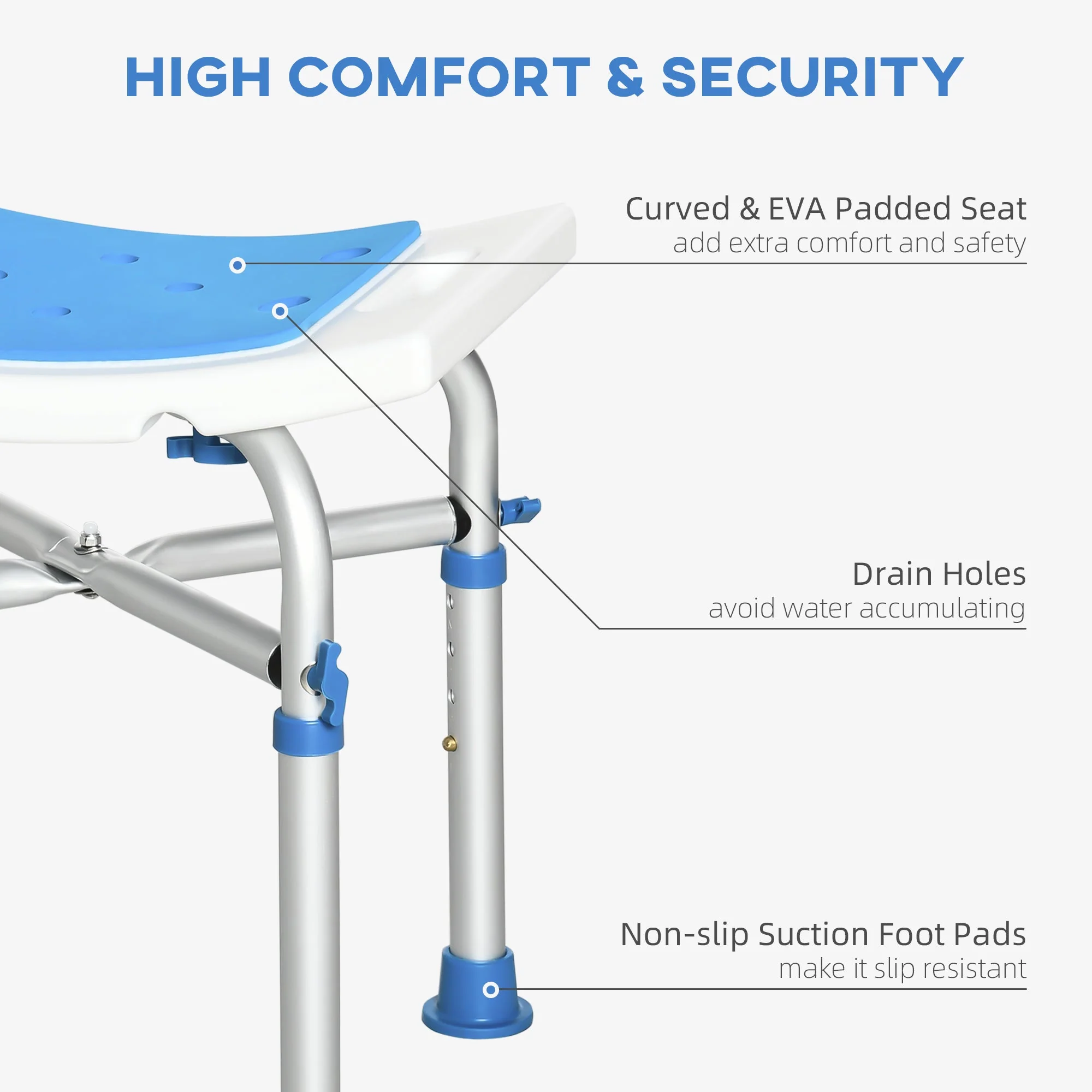 Shower Chair for the Elderly and Disabled - Image 3