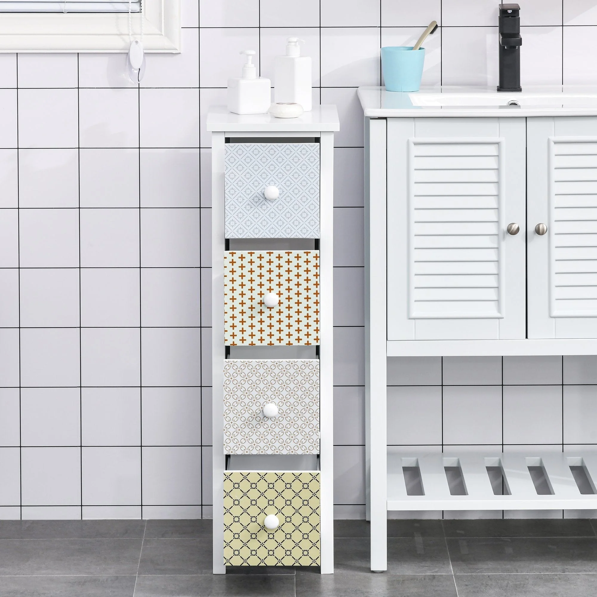 Slim Four-Drawer Cabinet - Image 7