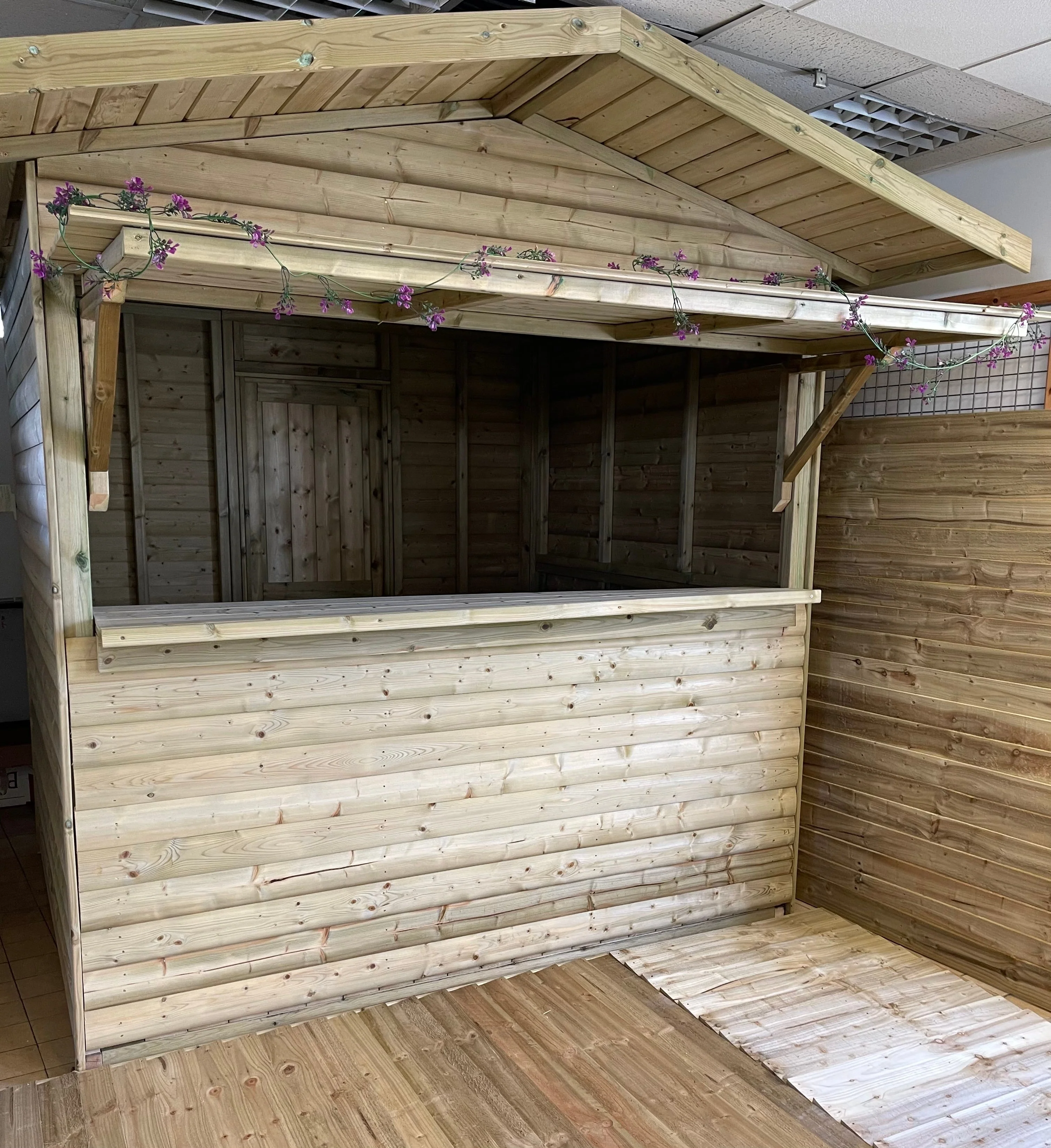 Standard Garden Chalet 2.7M wide x 2.4M deep by Churnet Valley - XCH11
