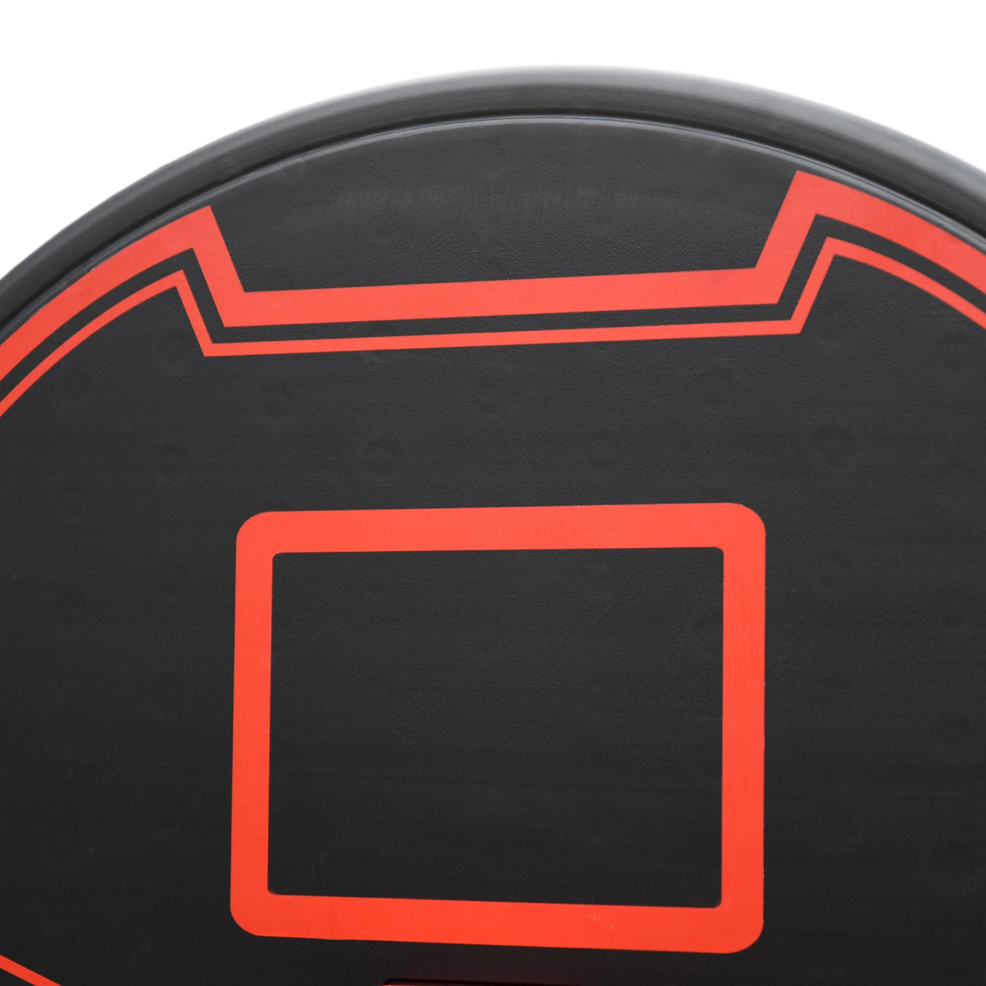 Steel Frame Adjustable Basketball Hoop Stand Black/Red - Image 8