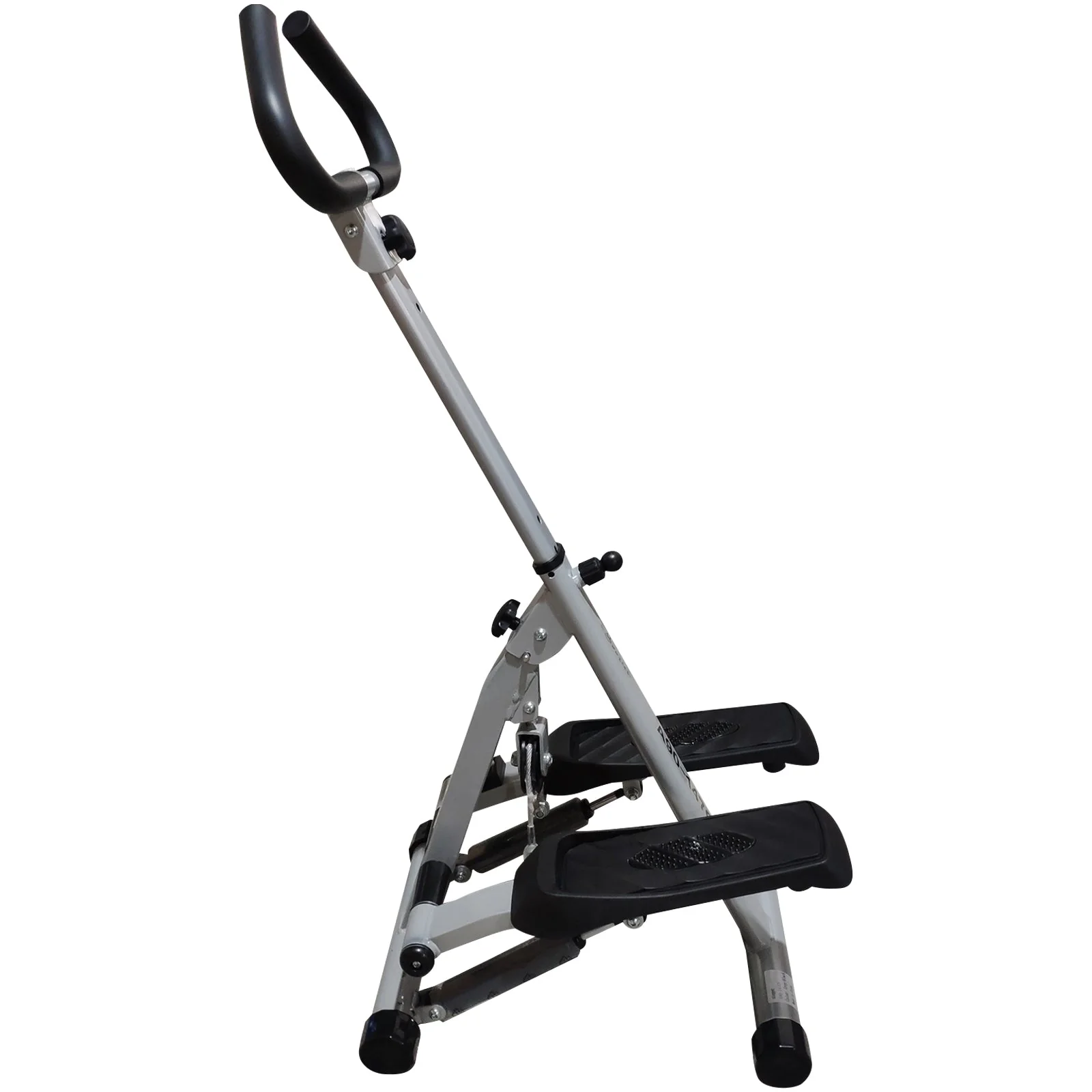 Stepper w/ Handle Hand Grip Workout Fitness Machine For Fitness Aerobic Exercise Home Gym Grey - Image 9