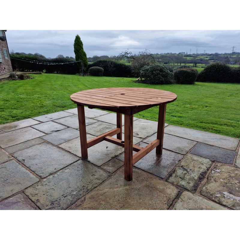 Swedish Redwood Garden Table by Croft - 4 Seats - Image 8