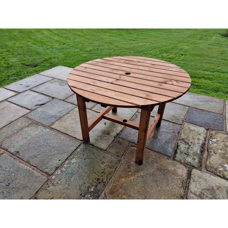 Swedish Redwood Garden Table by Croft - 4 Seats - Image 9