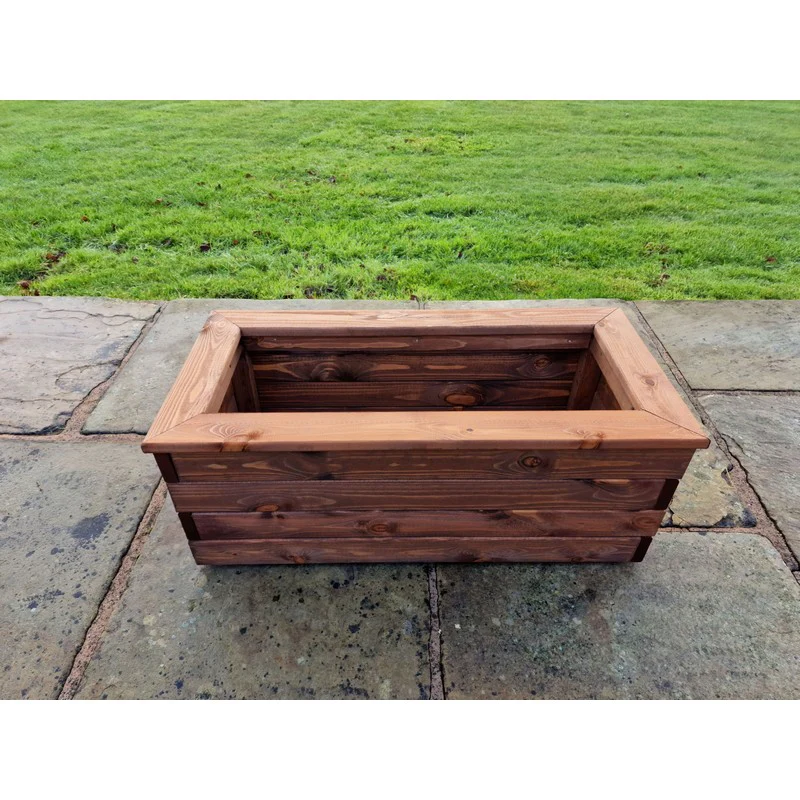 Swedish Redwood Garden Trough Planter by Croft - Image 7