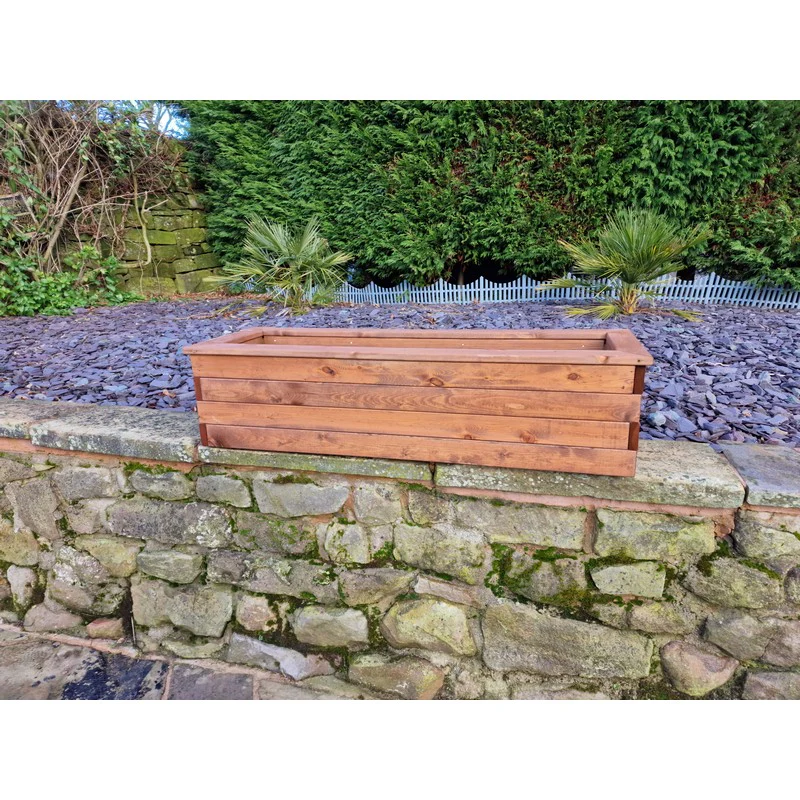 Swedish Redwood Garden Trough Planter by Croft - Image 6