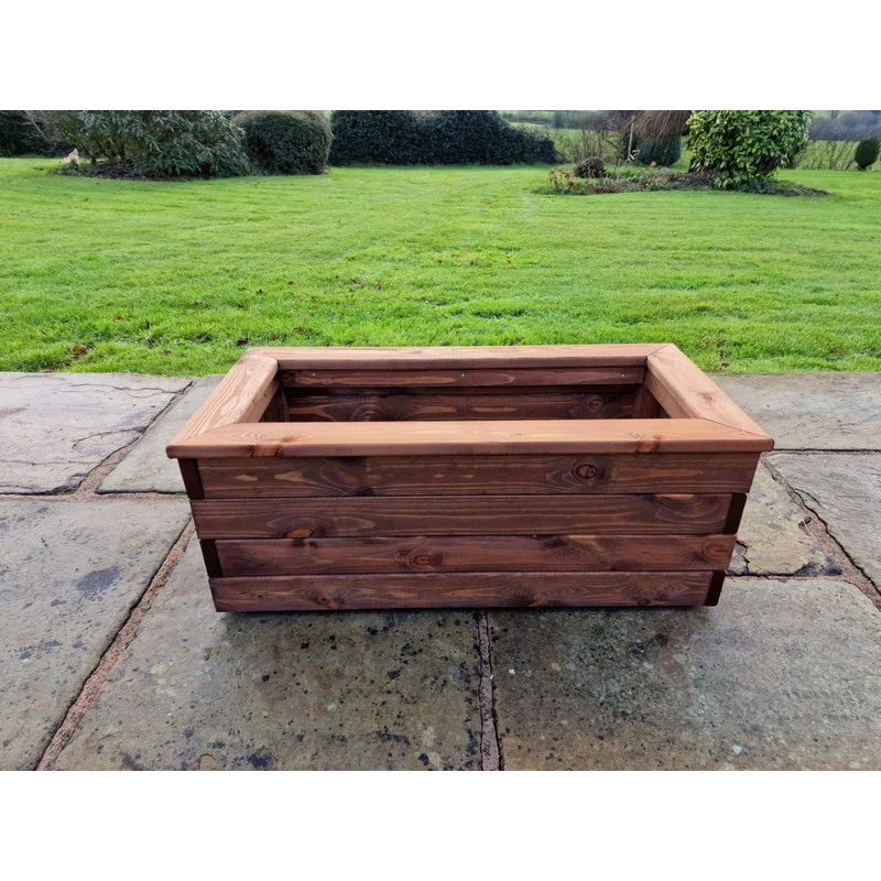 Swedish Redwood Garden Trough Planter by Croft - Image 7