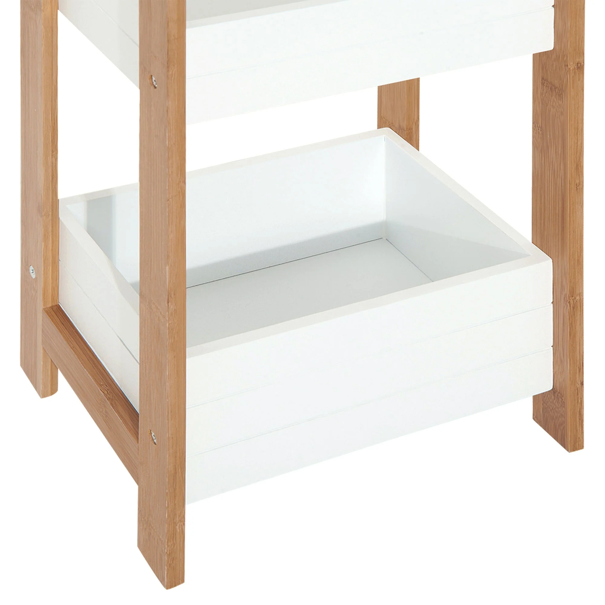 Three-Tier Bamboo Bathroom Rack - Image 8