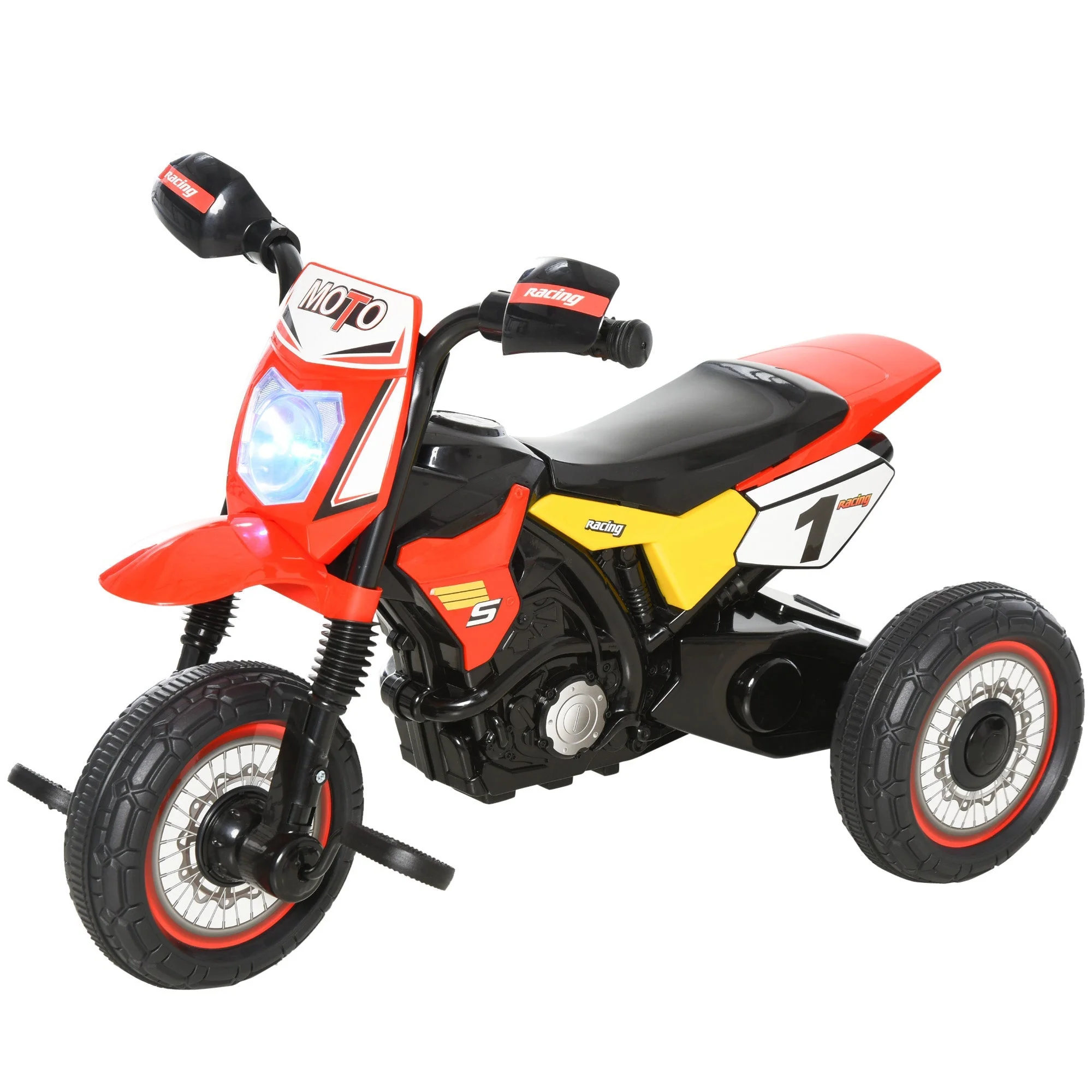 Toddlers 3-Wheel PP Ride On Pedal Trike Red - Image 2