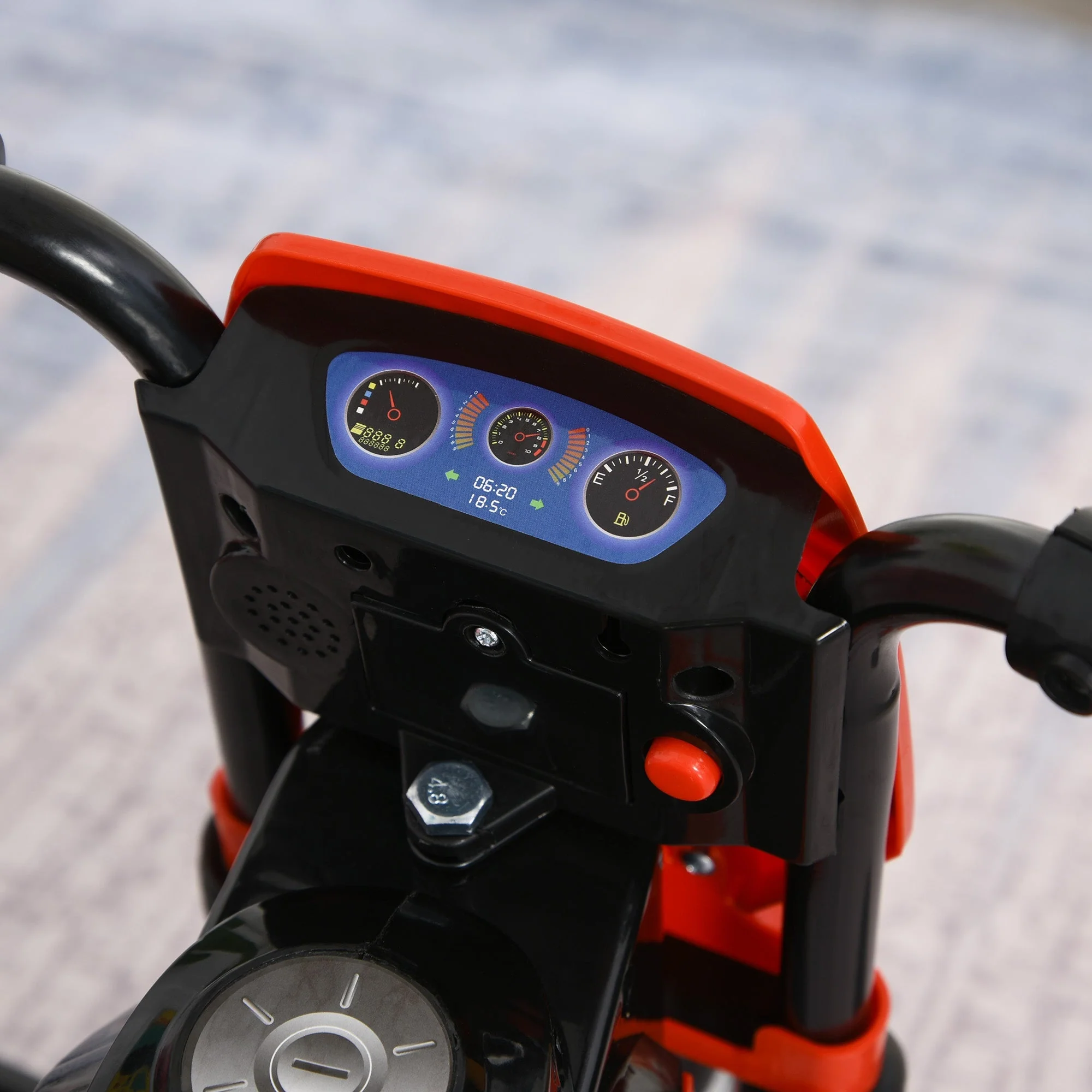 Toddlers 3-Wheel PP Ride On Pedal Trike Red - Image 8
