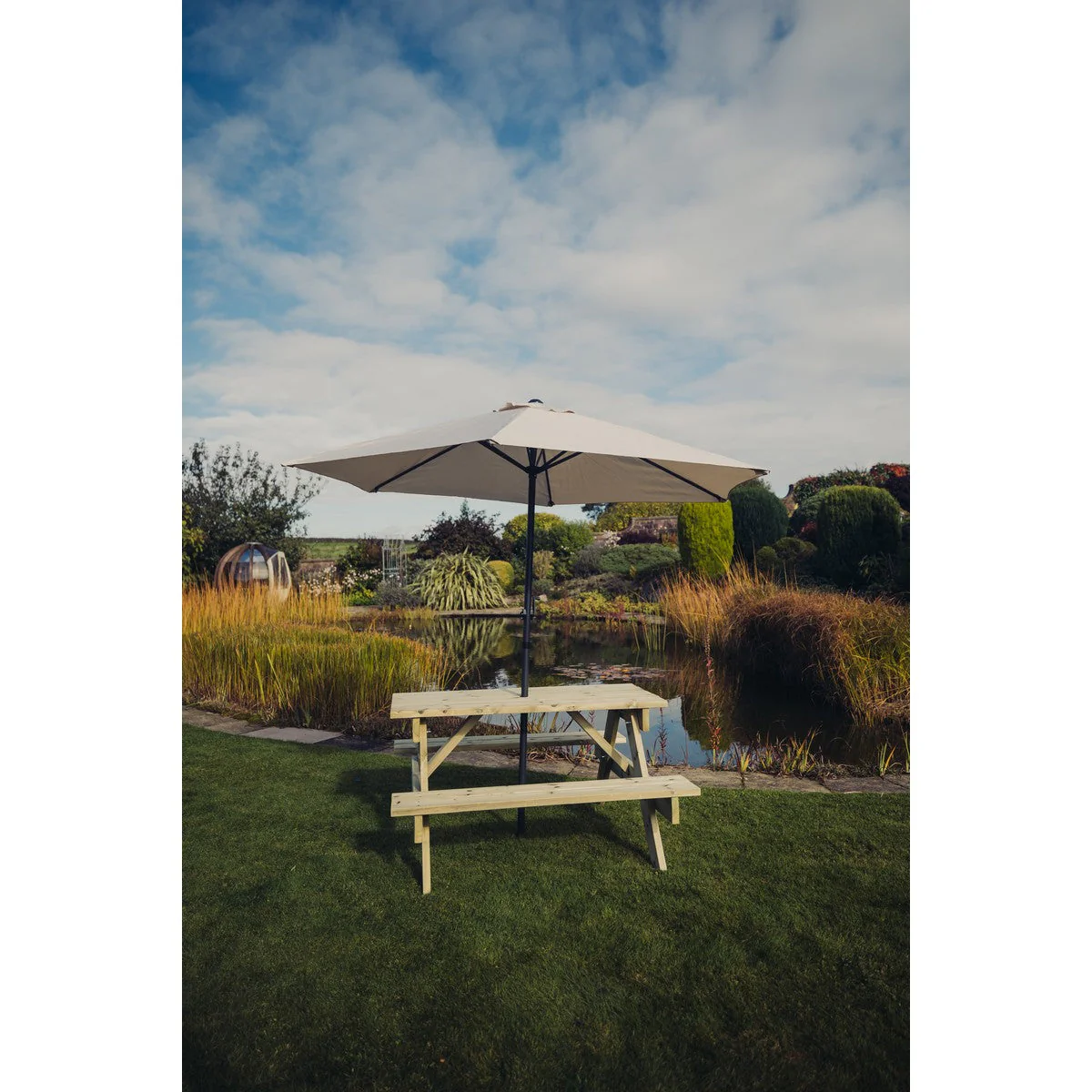Traditional Garden Picnic Table by Churnet Valley - 4 Seats - PT101 - Image 5