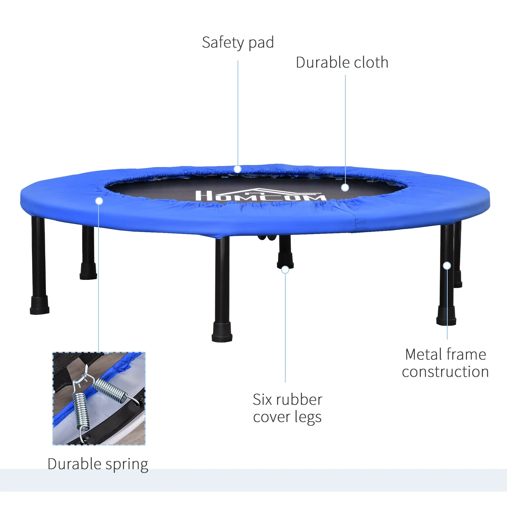 Trampoline Aerobic Rebounder Indoor Outdoor Fitness Round Jumper 91cm - Image 3