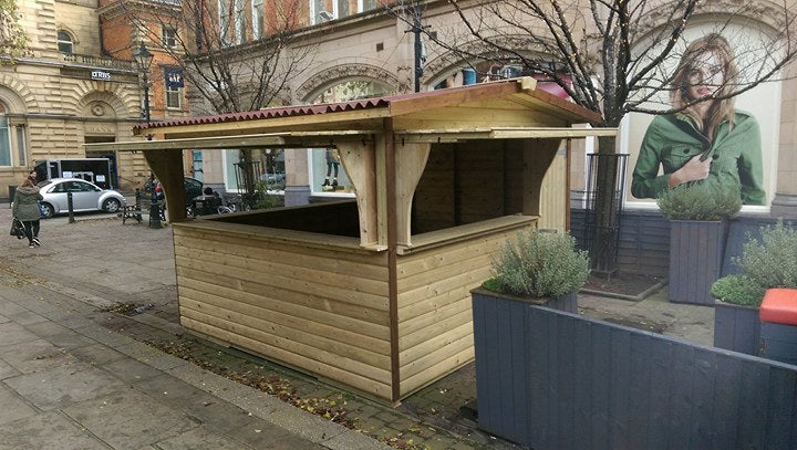 Triple Serving Hatch Event 3.3M wide x 3.3M Deep Chalet by Churnet Valley - XCH07 - Image 3
