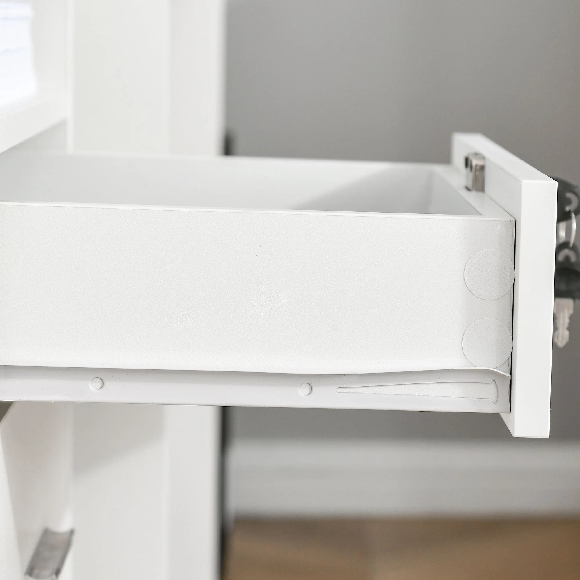 Vinsetto Mobile File Cabinet Home Filing Furniture w/ Lock - Image 9