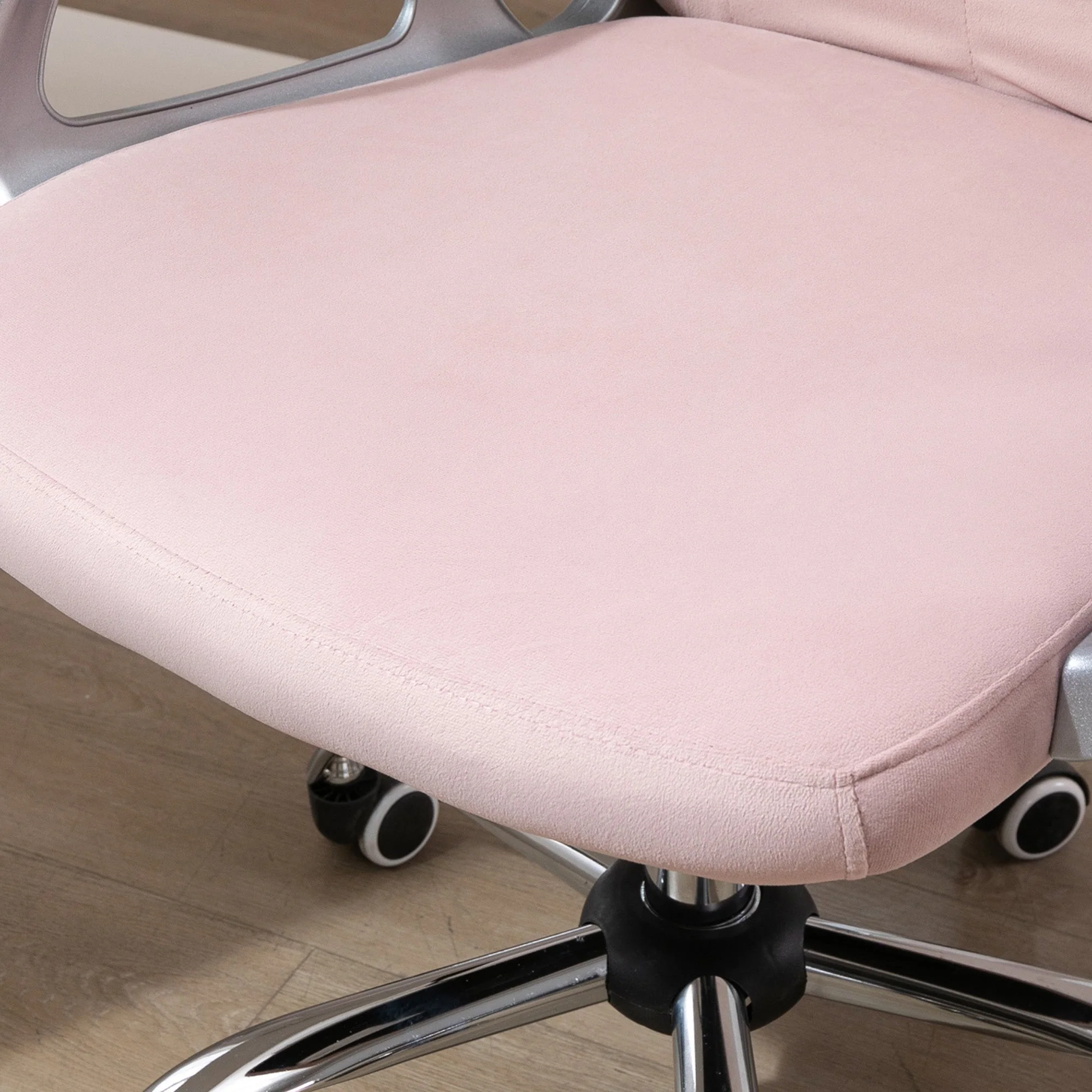 Vinsetto Office Chair with Diamond Tufted Velour - Image 9