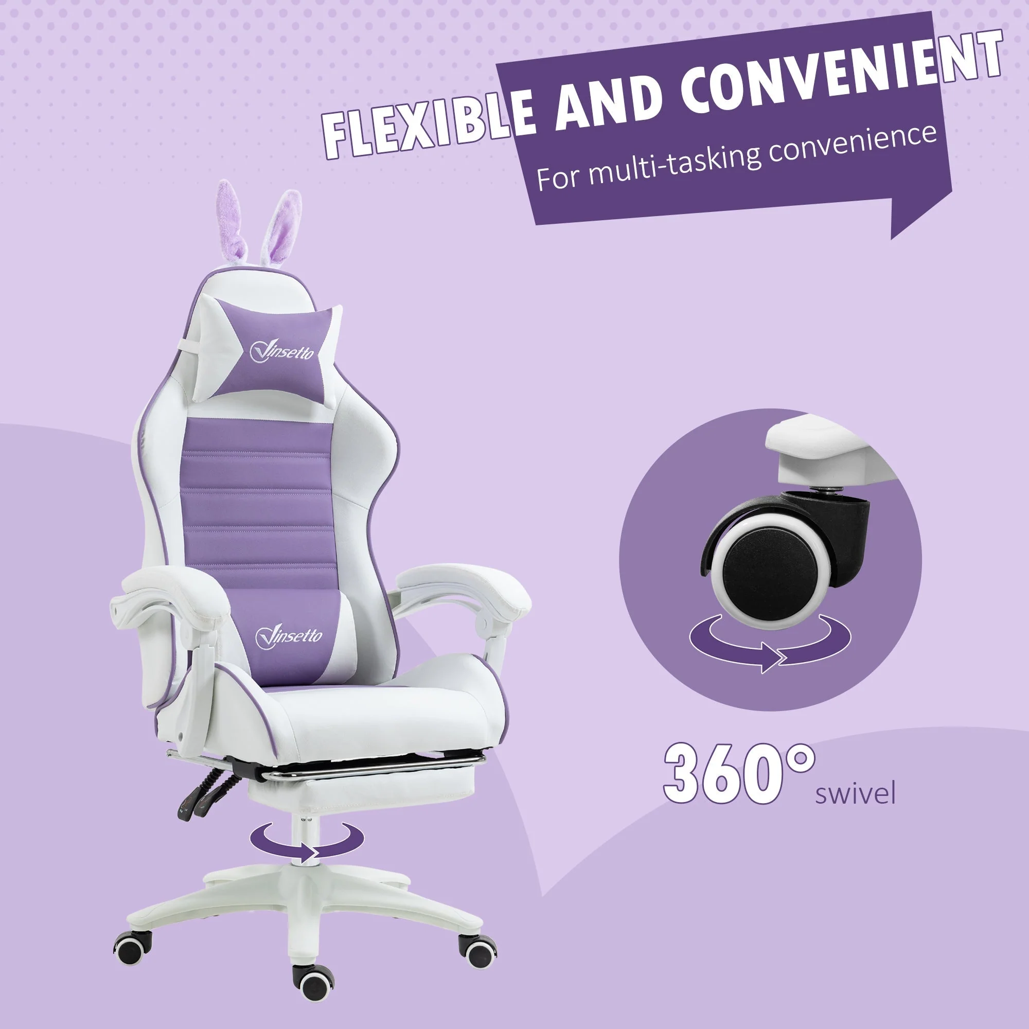 Vinsetto Racing Gaming Chair - Image 7