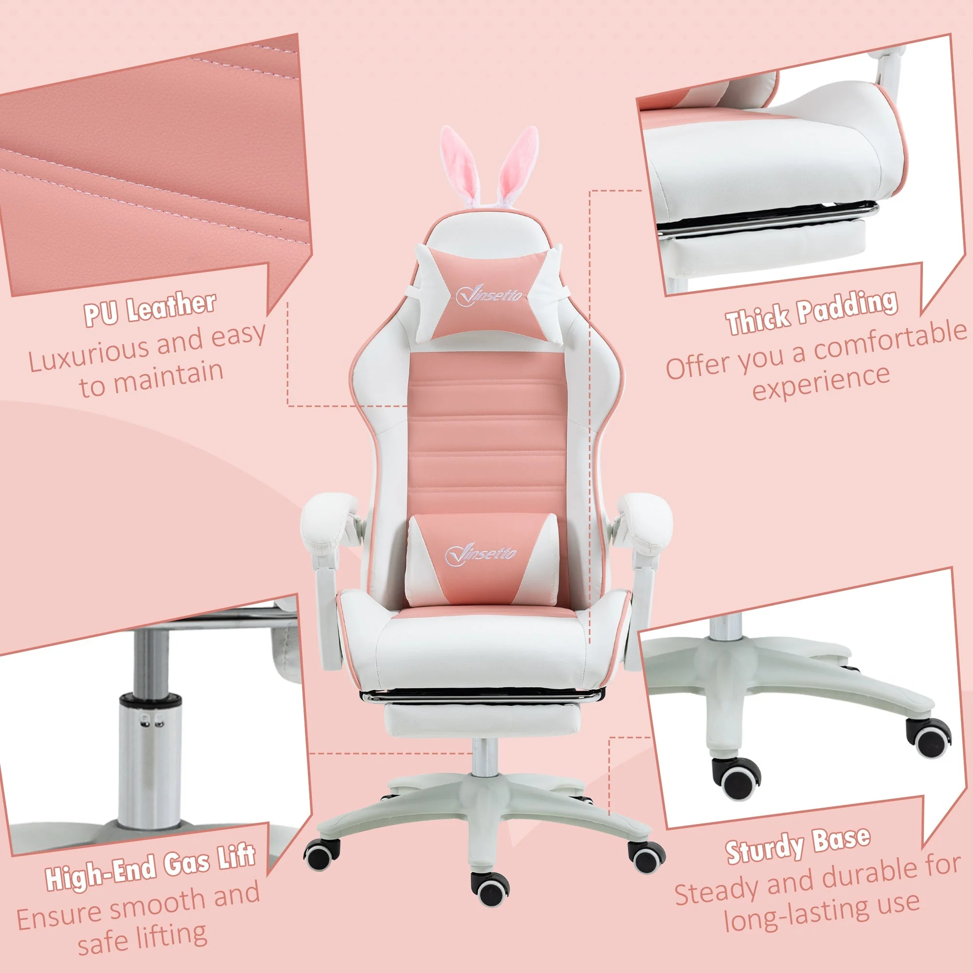 Vinsetto Racing Gaming Chair - Image 8