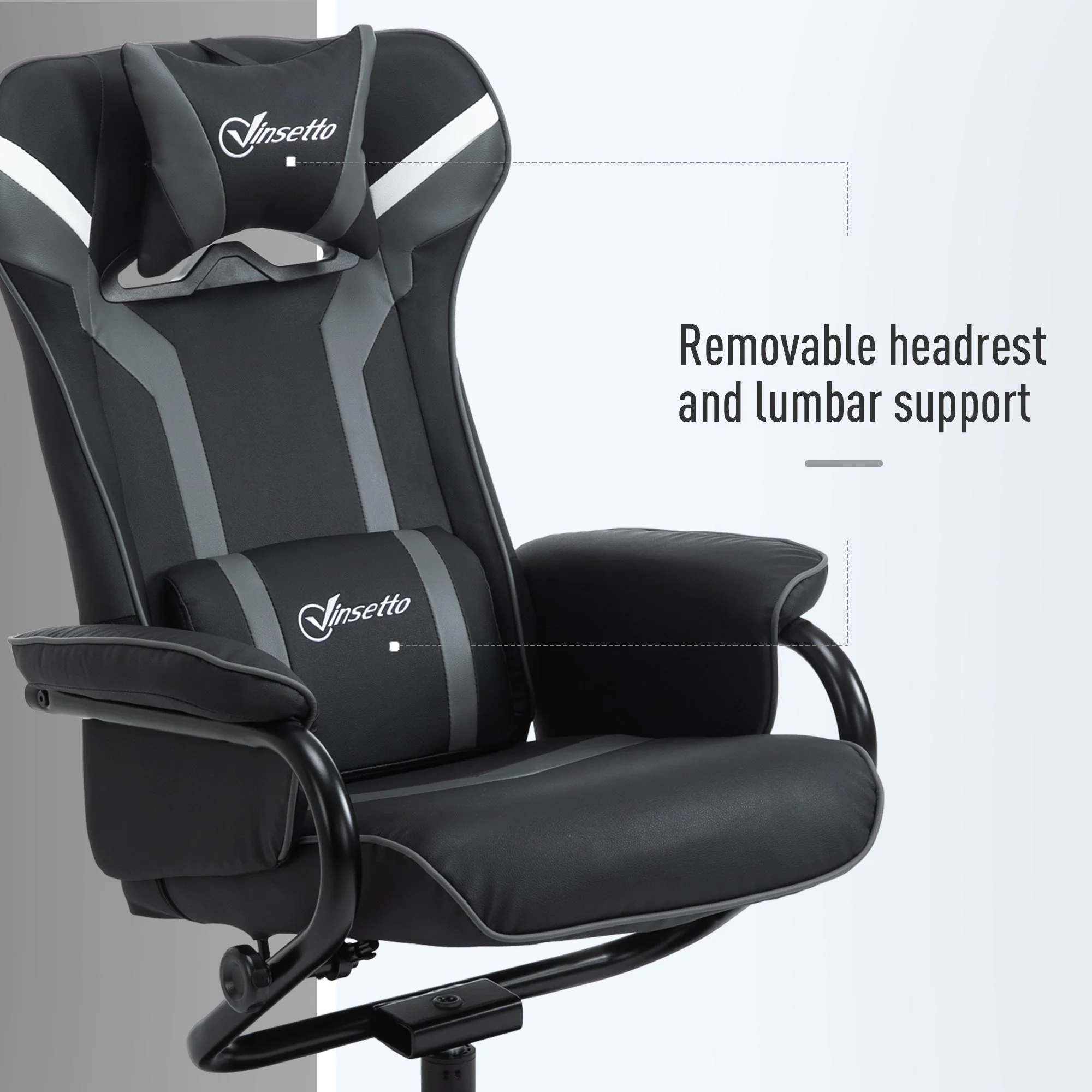 Vinsetto Racing-Style Recliner Chair - Image 6