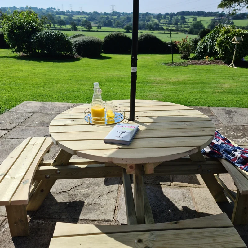 Westwood Garden Picnic Table by Croft - 8 Seats - Image 5