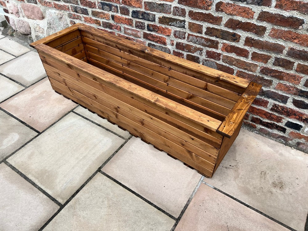Willoughby Garden Trough Planter by Charles Taylor - 161cm - Image 3