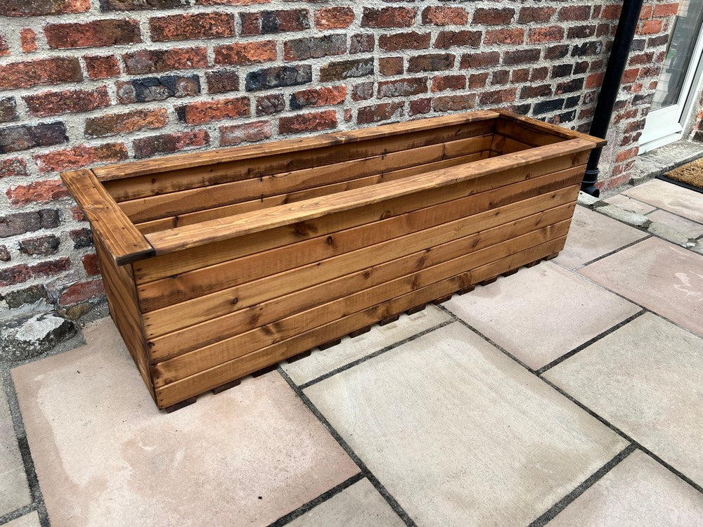 Willoughby Garden Trough Planter by Charles Taylor - 161cm - Image 4