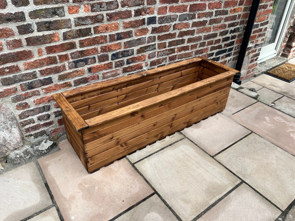 Willoughby Garden Trough Planter by Charles Taylor - 161cm - Image 5