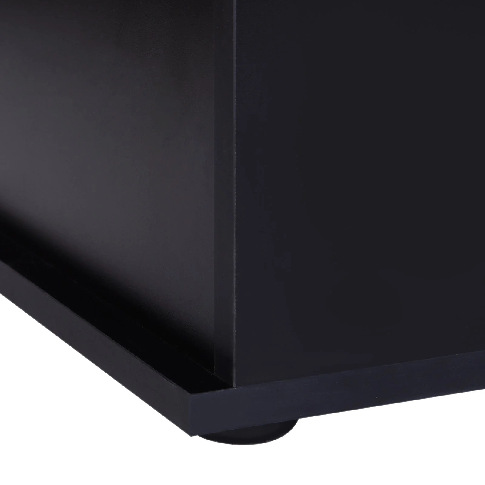 Wooden Storage Box Clothes Toy Chest Bench Seat Ottoman Bedding Blanket Trunk Container With Lid Black - Image 6