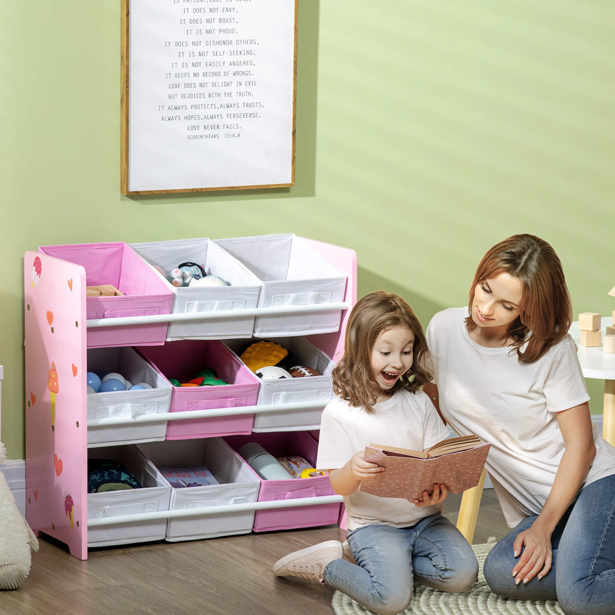 ZONEKIZ Kids Storage Rack - Image 7